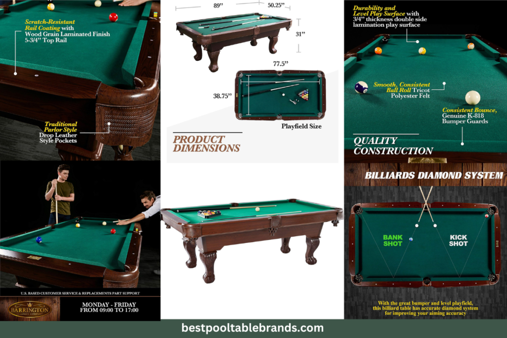 Best pool table brand from Barrington