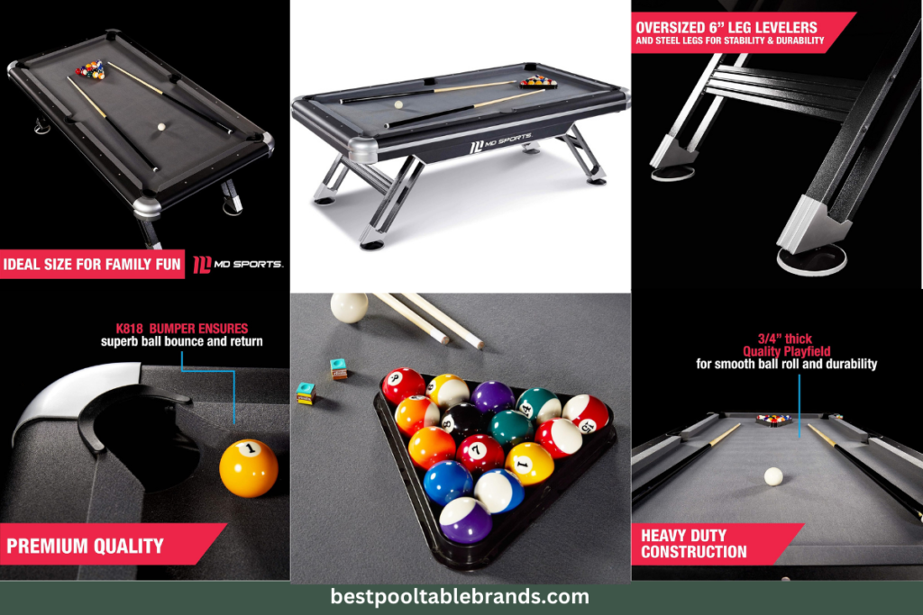 Best pool table brand from MD Sports